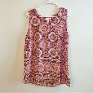 Tabitha Webb Medallion Pink Print Blouse